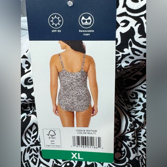 Lands End Grecian Style Swimsuit - Picture 8 of 10